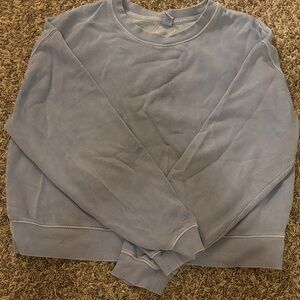 Casual Light blue Sweatshirt